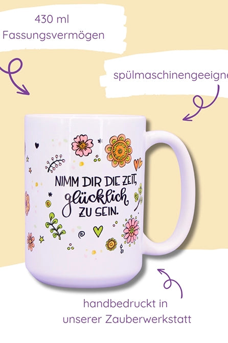 Jumbo-Teetasse "Zeit"