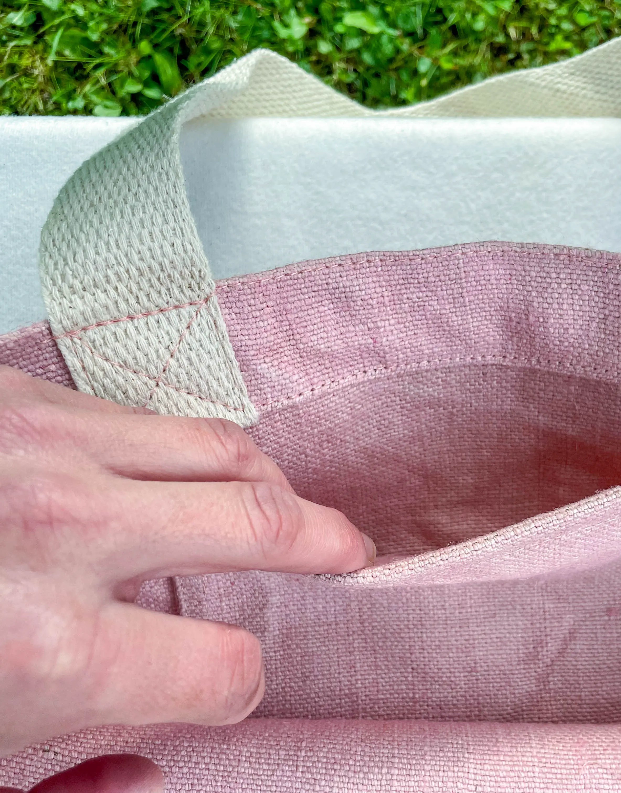 Jute Beach Bag "Enjoy the little things"