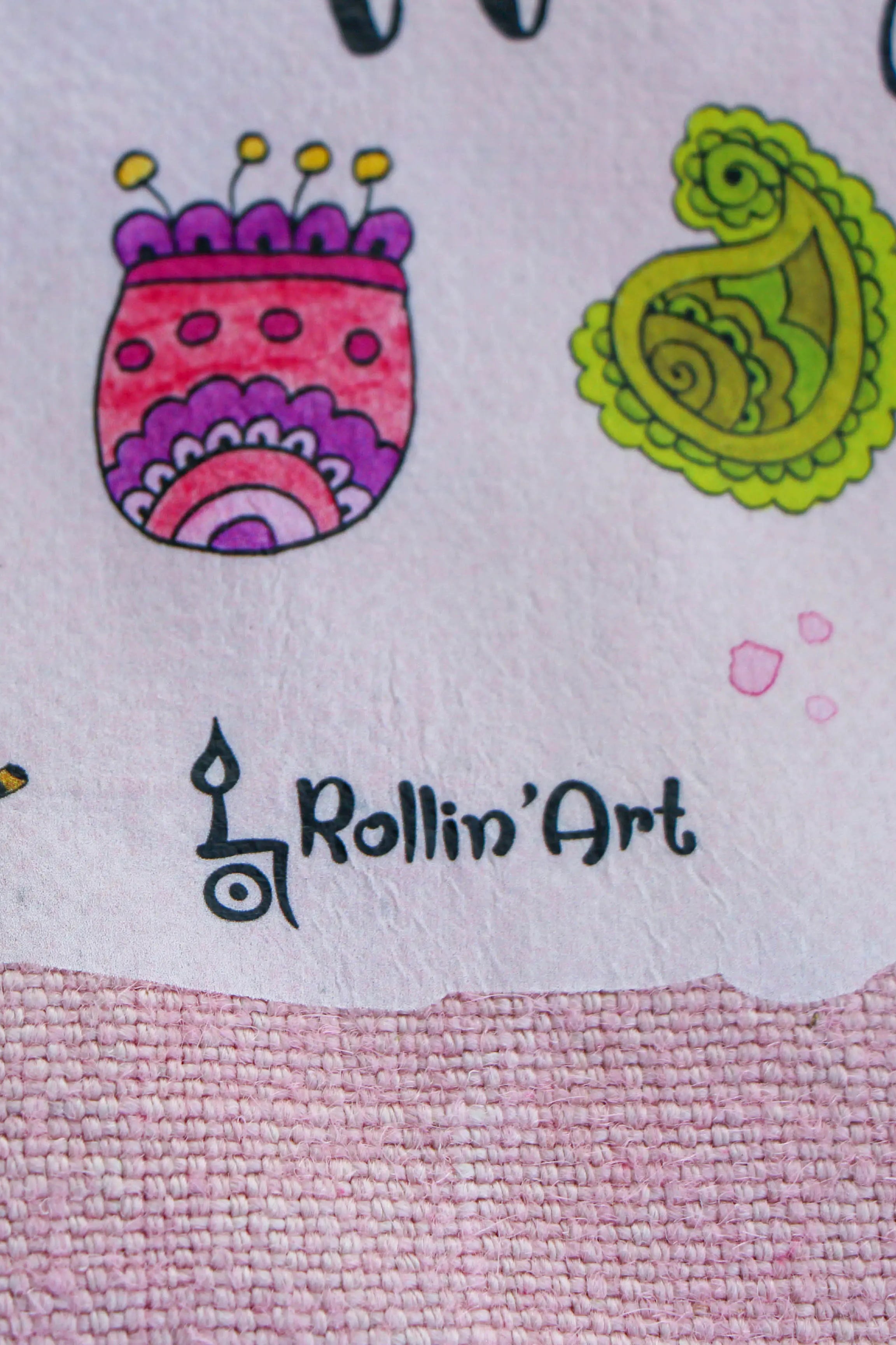 Jute Beach Bag "Enjoy the little things"