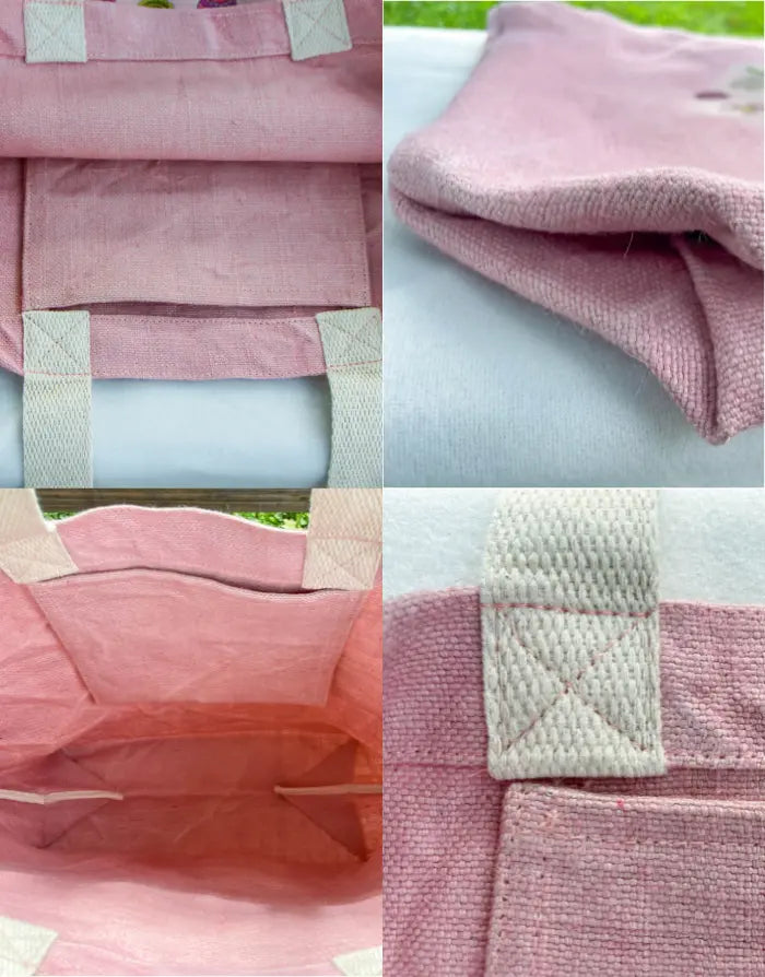 Jute Beach Bag "Oh happy Day"