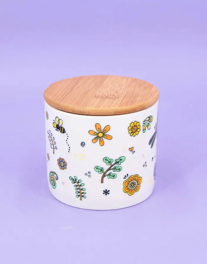 Keramikdose S "Bloom"