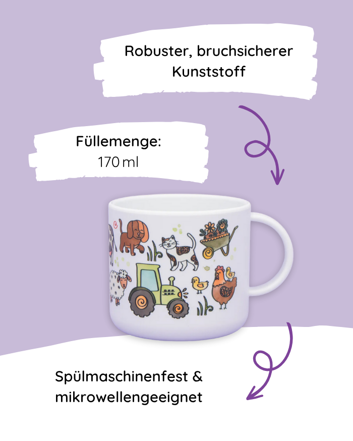 Kinderbecher "Bauernhof"