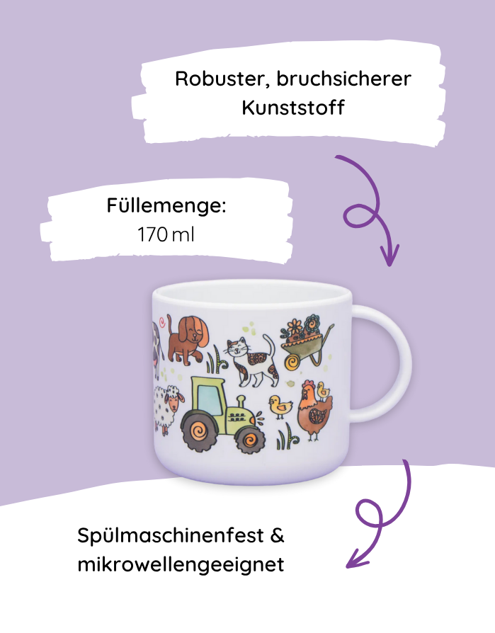 Kinderbecher "Bauernhof"