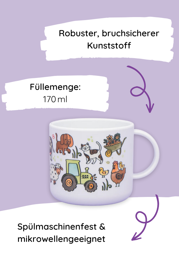 Kinderbecher "Bauernhof"