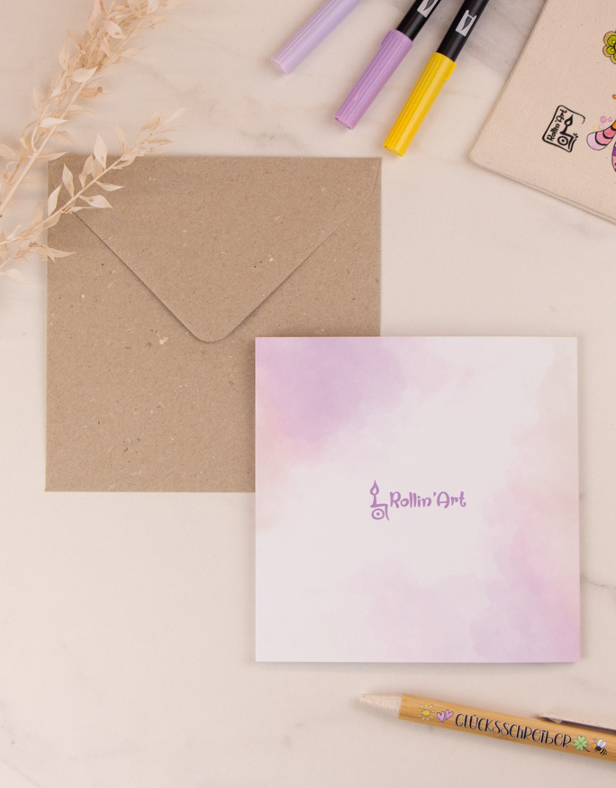 Klappkarte "Du bist nicht allein"