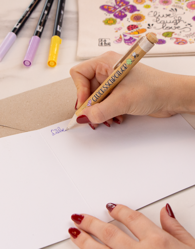 Klappkarte "Du bist nicht allein"