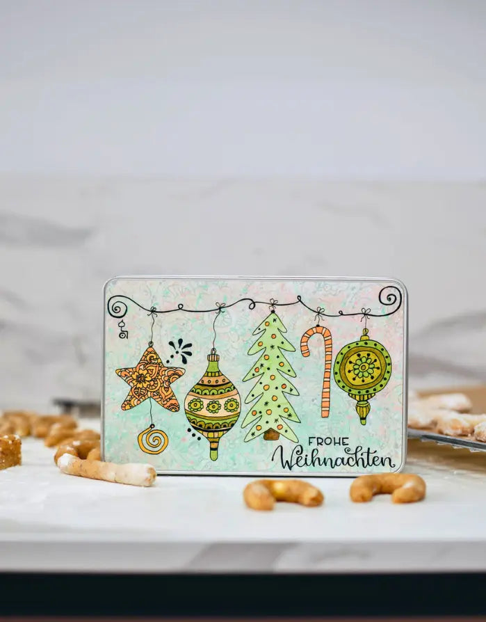Metalldose "Weihnachtsgirlande"