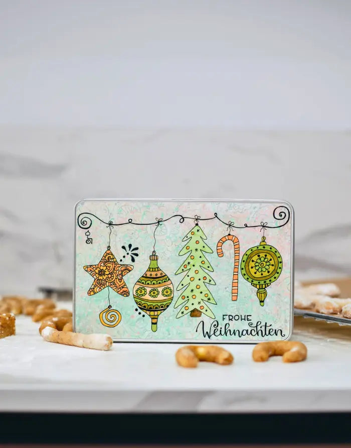 Metalldose "Weihnachtsgirlande"