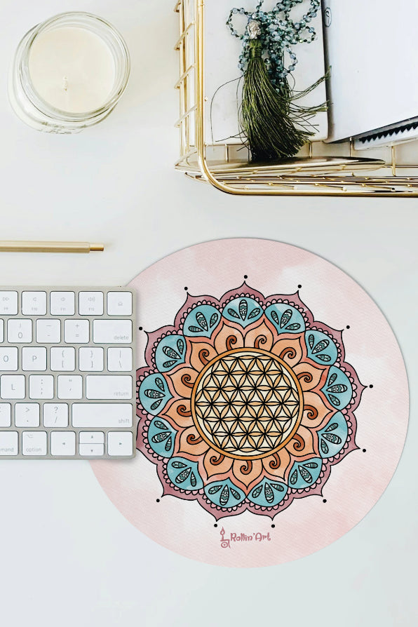 Mousepad "Lebensblume"