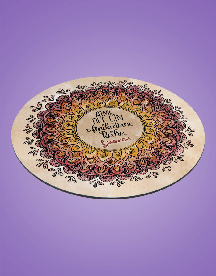 Mousepad "Mandala - Atme tief ein"