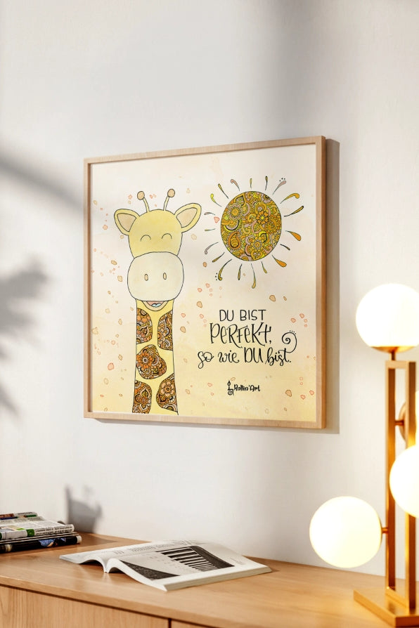 Poster „Du bist perfekt, so wie du bist“