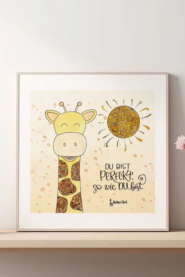 Poster „Du bist perfekt, so wie du bist“