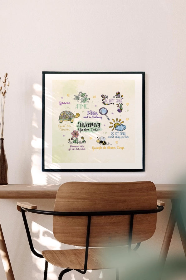 Poster „Kleine Erinnerungen für dich“