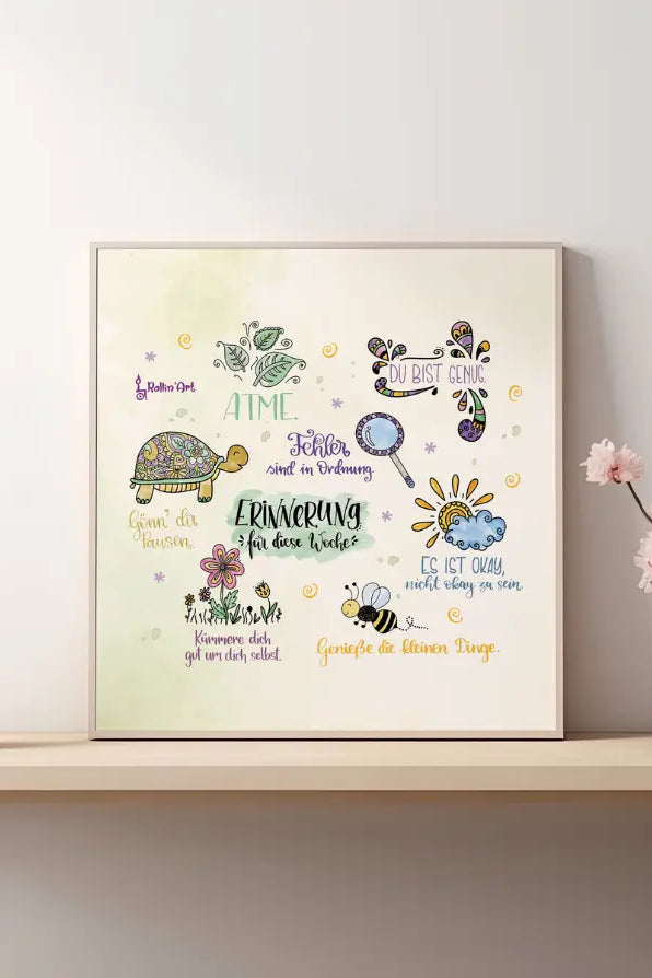 Poster „Kleine Erinnerungen für dich“
