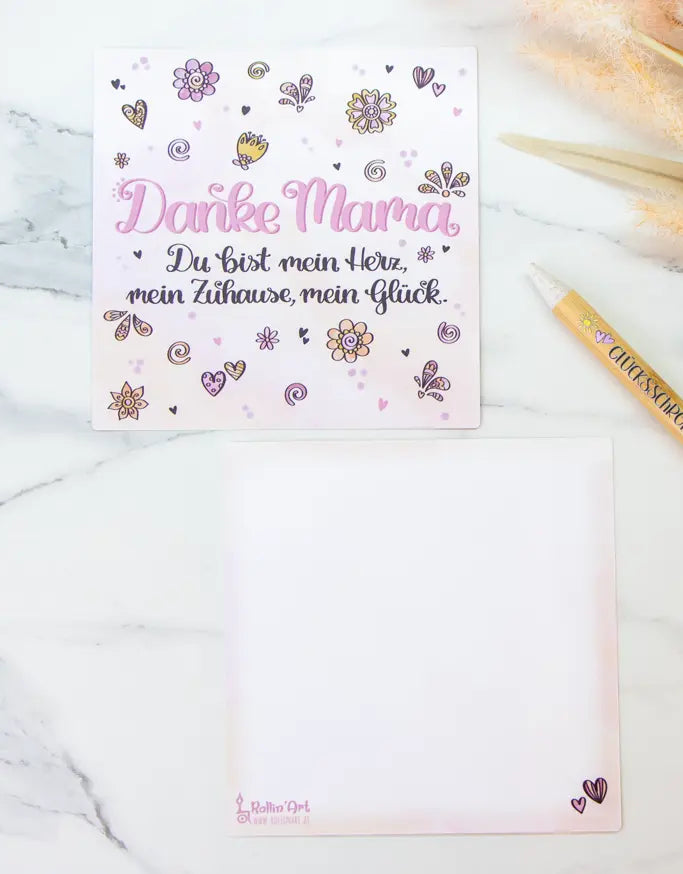 Postkarte "Danke Mama"