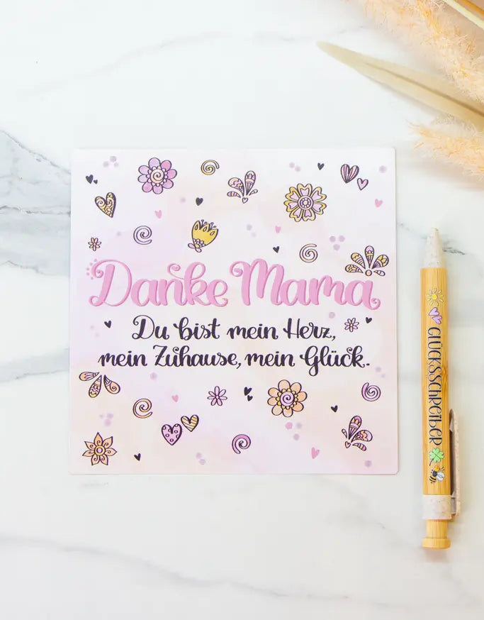 Postkarte "Danke Mama"