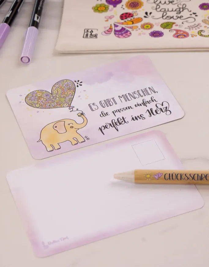Postkarte "Es gibt Menschen"