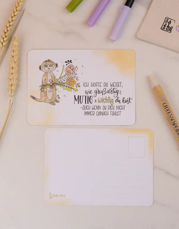 Postkarte "Ich hoffe du weißt"