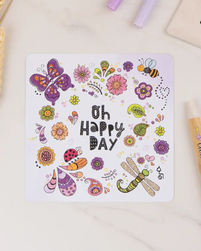 Postkarte "Oh happy day"
