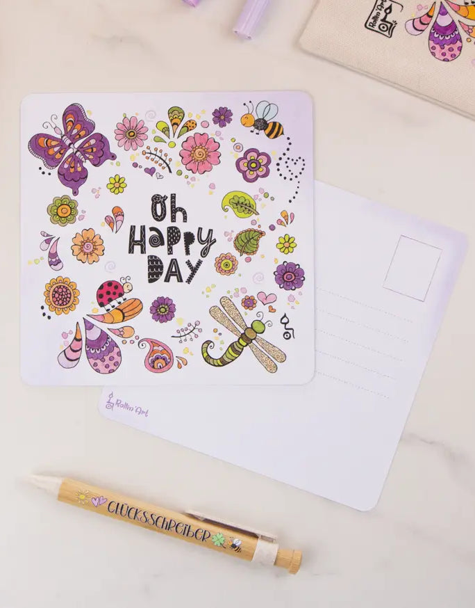 Postkarte "Oh happy day"