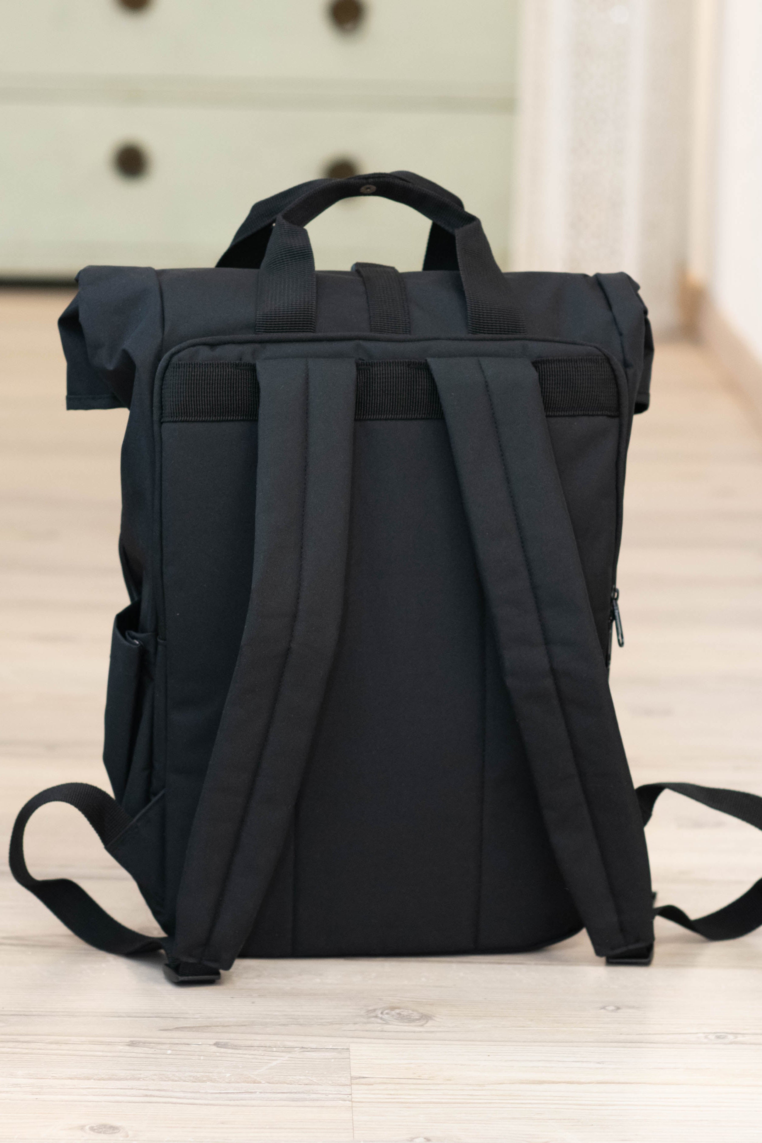Rucksack groß Black „Bee happy”