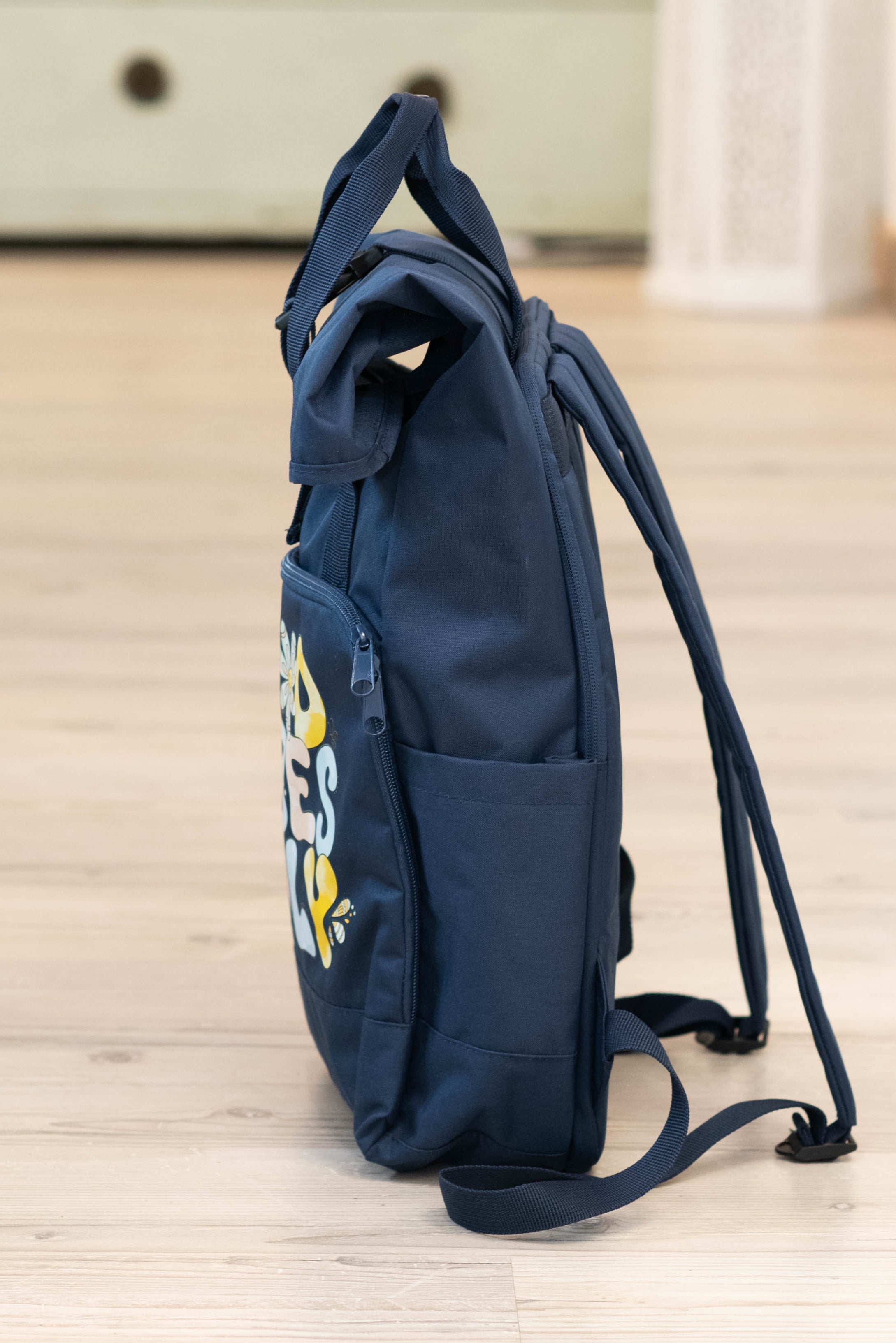 Rucksack groß Navy Dusk "Good vibes only”