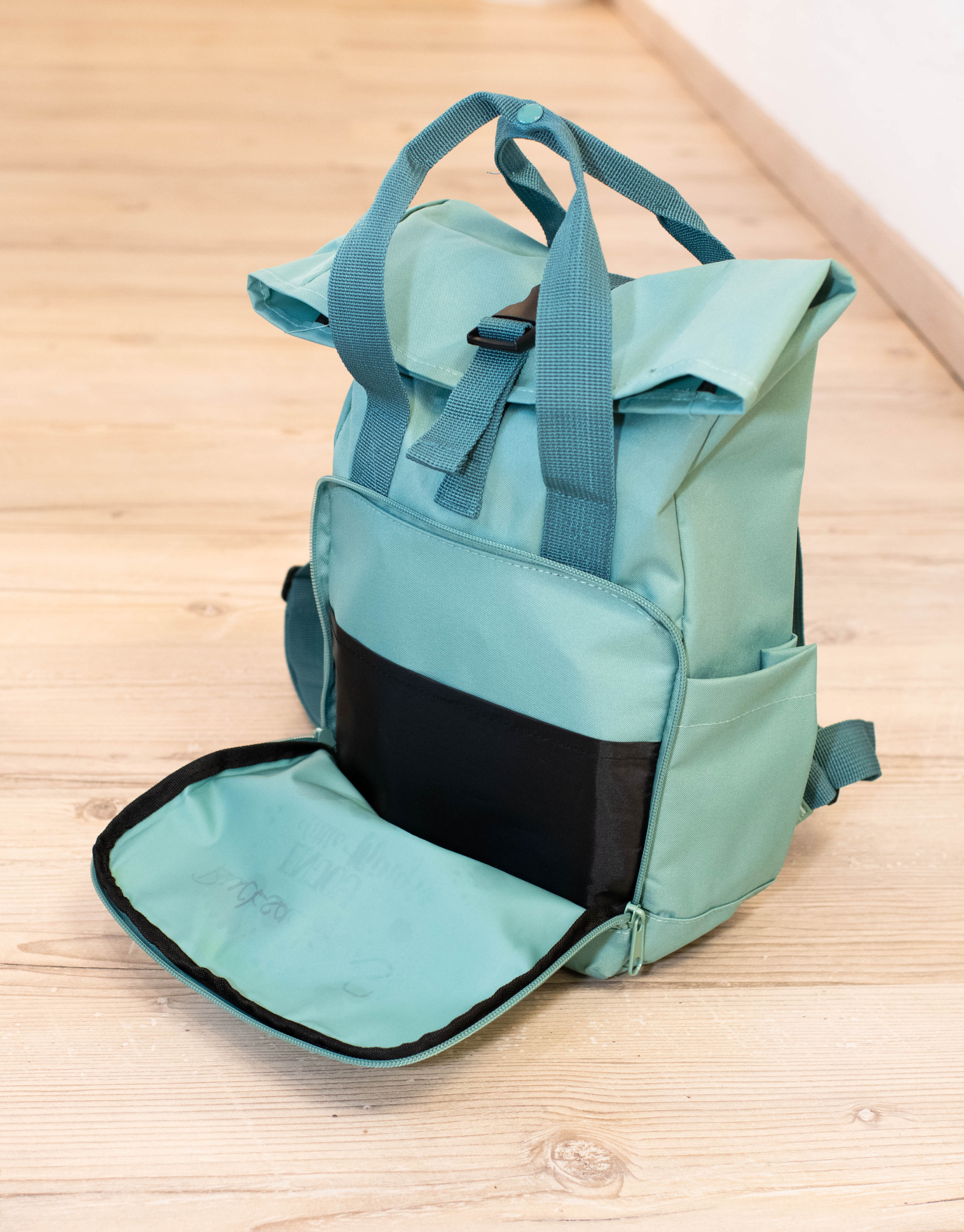 Rucksack klein Green „Enjoy the little things”