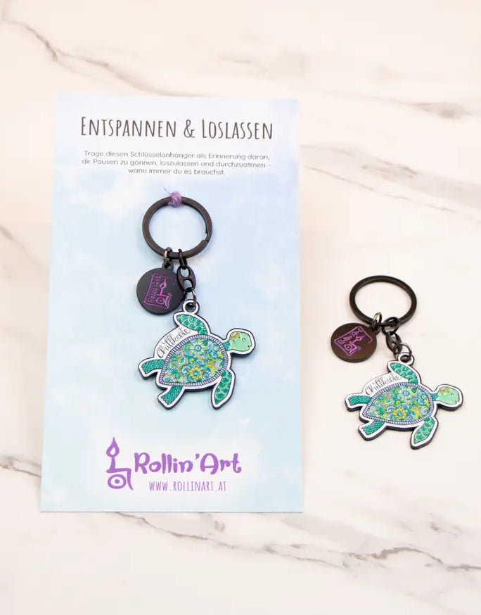Schlüsselanhänger "Entspannen & Loslassen"