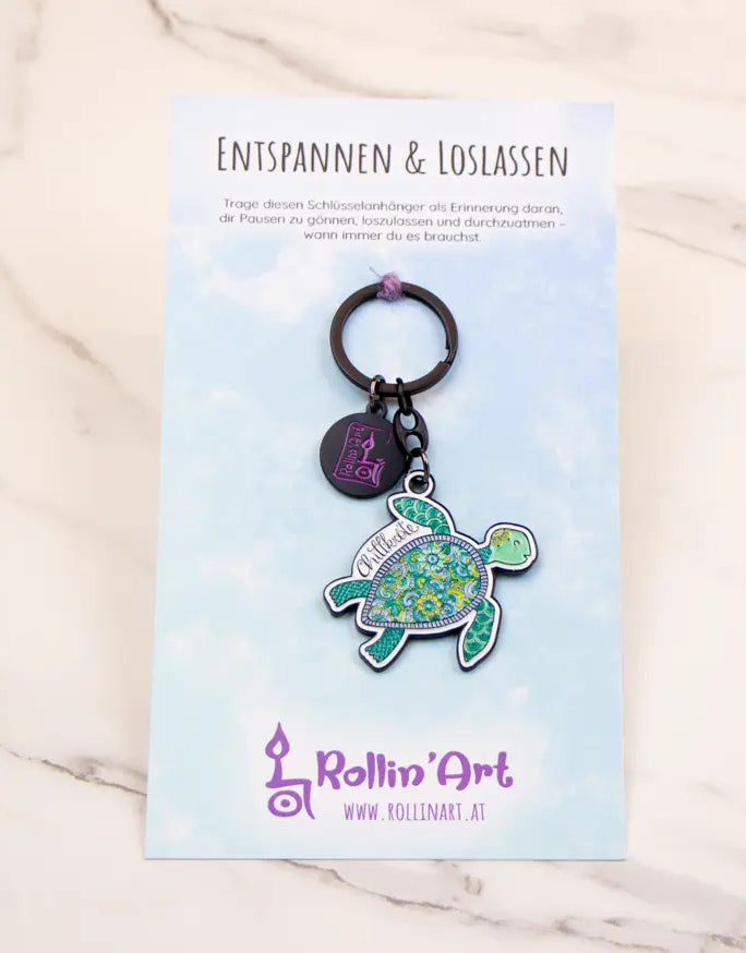 Schlüsselanhänger "Entspannen & Loslassen"