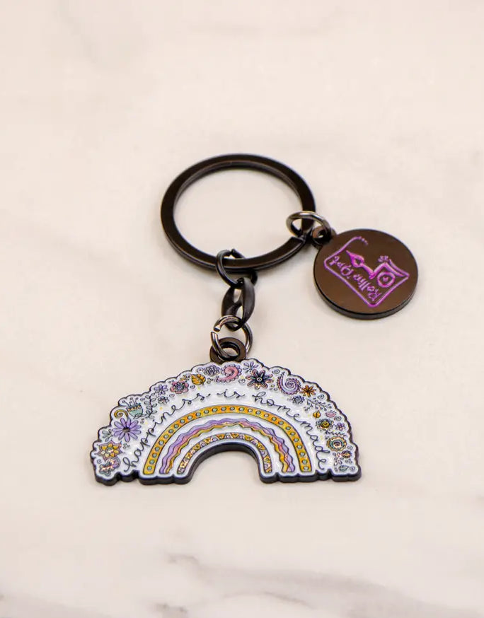 Schlüsselanhänger "Happiness is homemade"