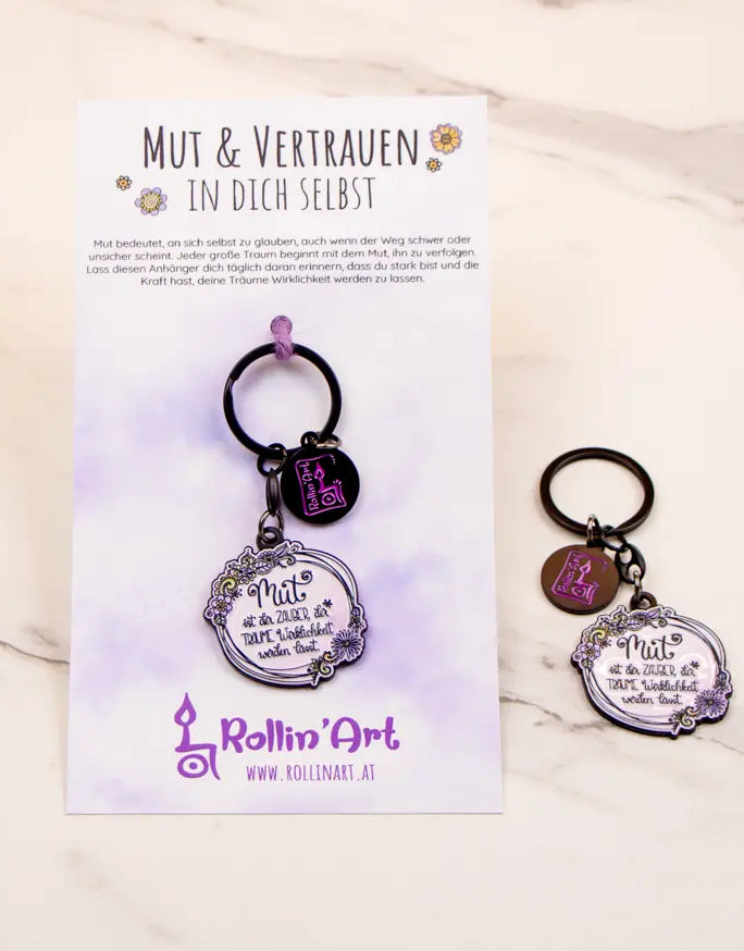 Schlüsselanhänger "Mut & Vertrauen in dich selbst"