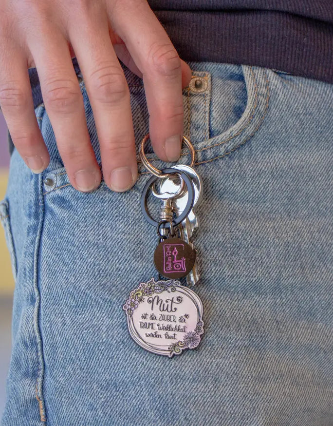 Schlüsselanhänger "Mut & Vertrauen in dich selbst"
