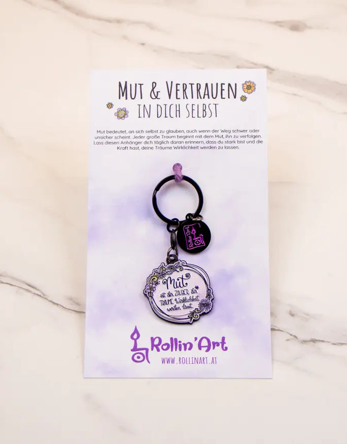 Schlüsselanhänger "Mut & Vertrauen in dich selbst"