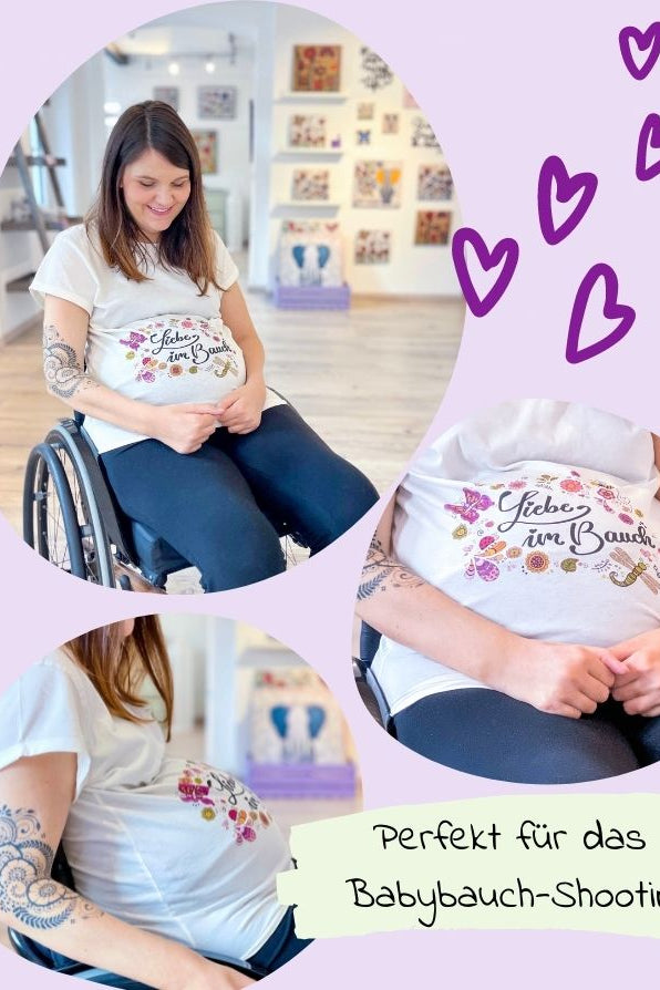 Schwangerschafts T-Shirt "Liebe im Bauch"