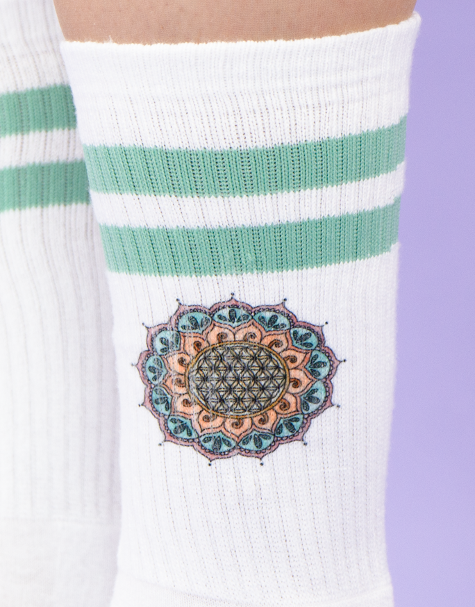 Socken "Blume des Lebens"