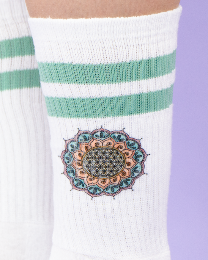 Socken "Blume des Lebens"