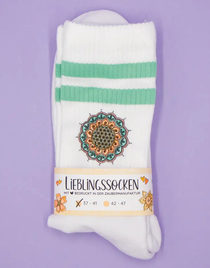 Socken "Blume des Lebens"