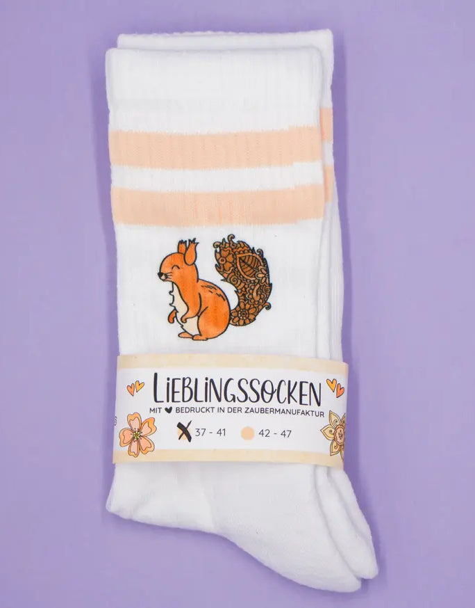 Socken "Eichkätzchen"