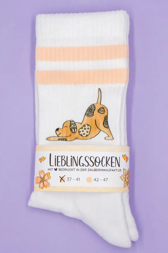 Socken "Glückshund"