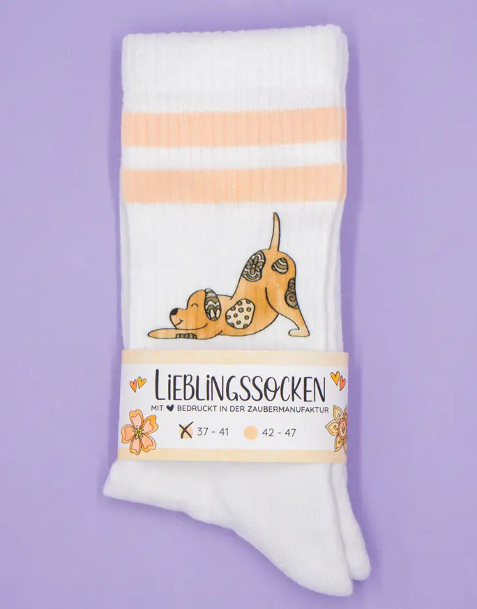 Socken "Glückshund"