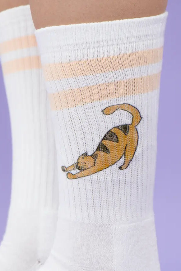 Socken "Glückskatze"