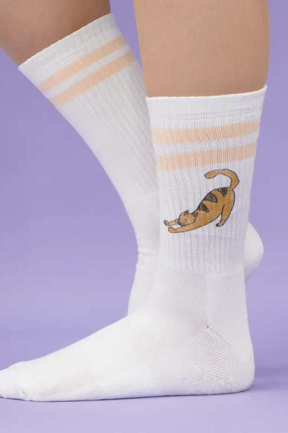 Socken "Glückskatze"
