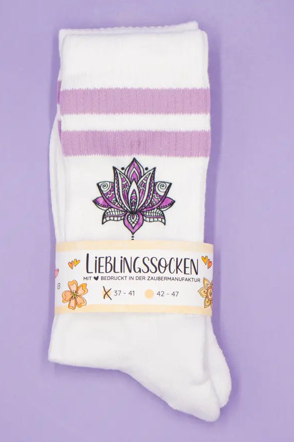 Socken "Lotusblüte"