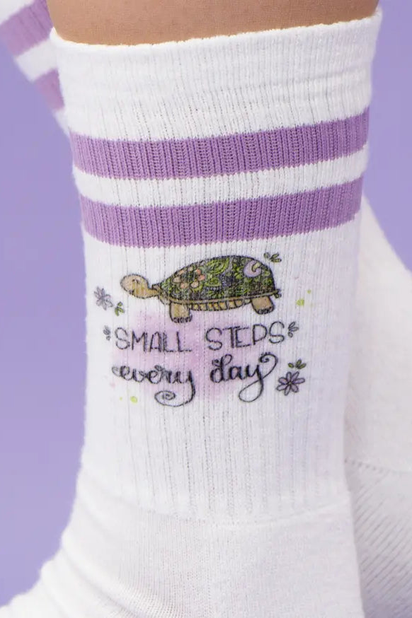 Socken "Small steps"