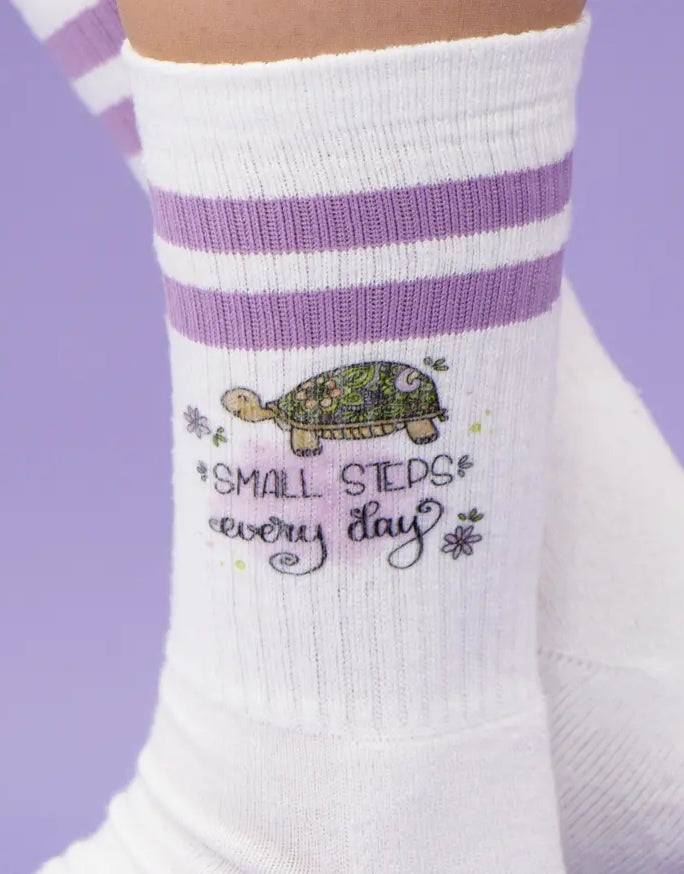 Socken "Small steps"