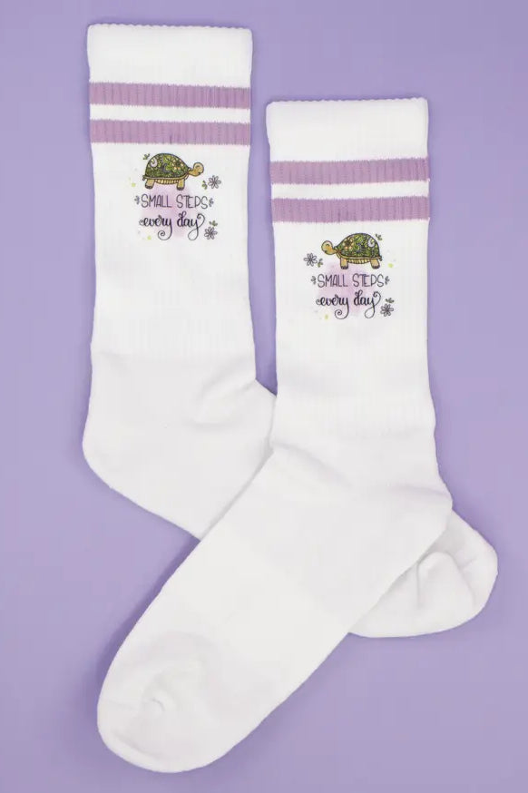 Socken "Small steps"