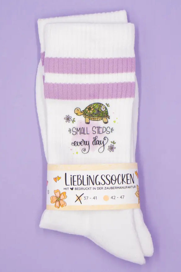 Socken "Small steps"