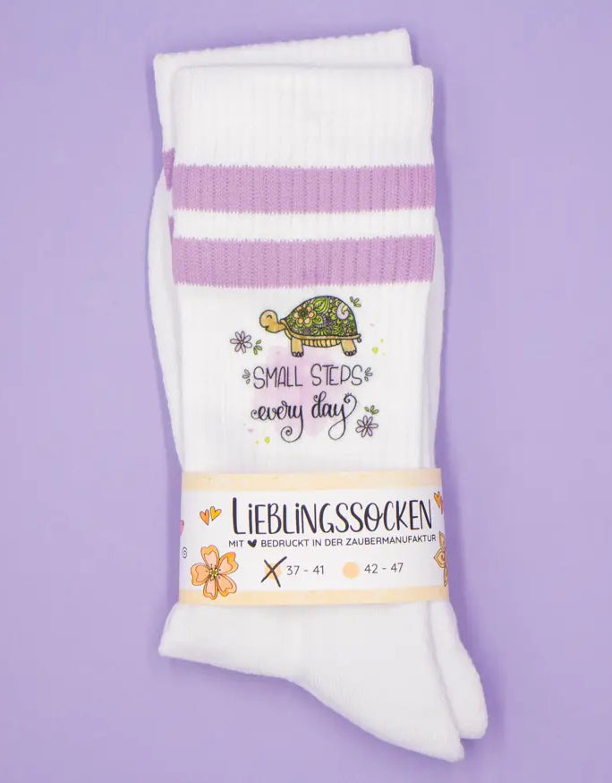 Socken "Small steps"