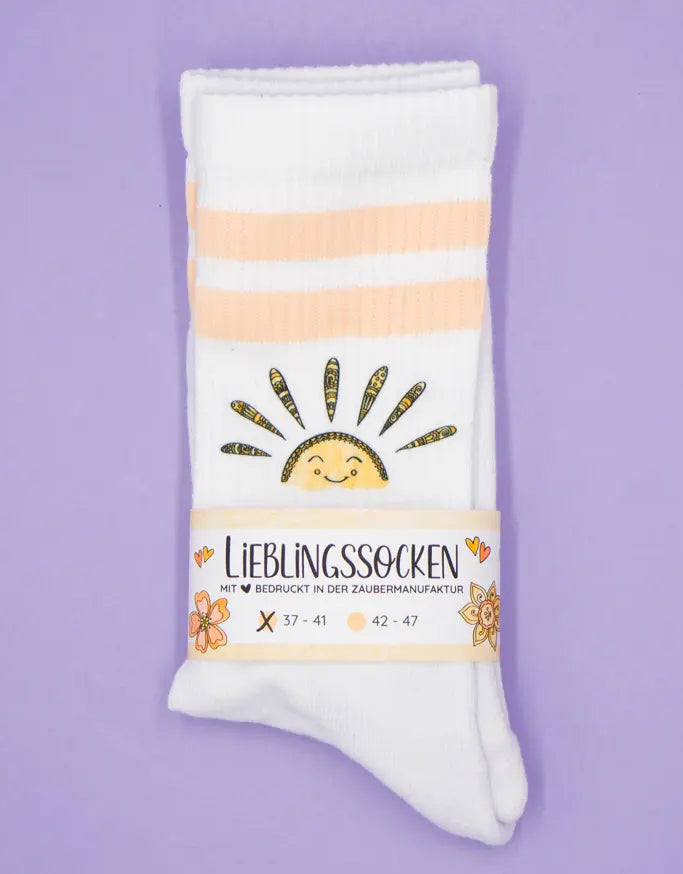 Socken "Sonne"