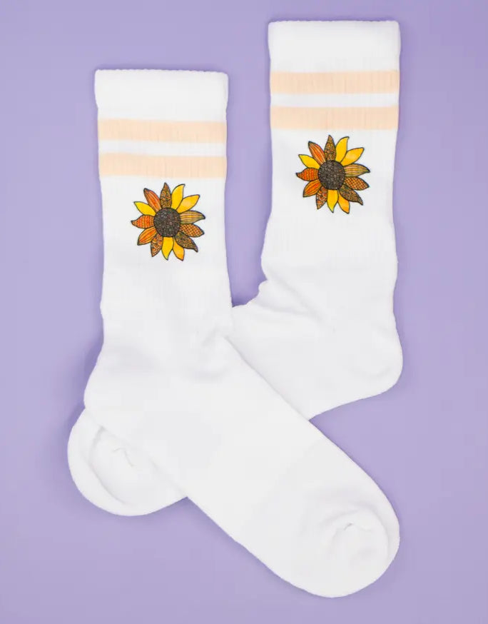 Socken "Sonnenblume"